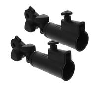 Milisten 2 Ombrelli Golf Cart in ABS Resistente al Vento Supporto Regolabile per Trolley Passeggini Sedie Rotelle e Sedie Spiaggia Facile Installazione