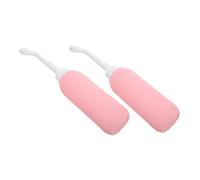 Milisten 2 Pezzi Bidè Viaggio Bidet Per Uomini Strumento Di Pulizia Della Privata Biberon Dopo Il Parto Spruzzatore Manuale Semicupio Per Uomini Con Plastica Rosa