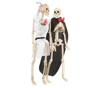 Milisten 2 Pezzi Decorazione Scheletro Halloween Appendibile Articolato e Realistico per e Ambientazioni Spettrali Atmosfera da