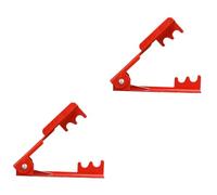 Milisten 2 Pezzi Dispositivo di spina rosa stelo floreale piccolo rimuovere le pinze a spina frese da giardino Cutter strumento per togliere le spine foglie estrattore di steli rosso