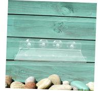 Milisten 2 Pezzi Mensola Estensibile per Piante in Acrilico Trasparente Scaffale Galleggiante con Ventosa Foratura per Piante Erbe Aromatiche e ed Esterno