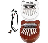 Milisten 2 pezzi Mini Kalimba Note Pianoforte Compatto Strumento Musicale Portatile con Design e Melodie Incantevoli per Giocattoli e Apprendimento Musicale