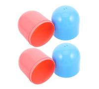 Milisten 2 Pezzi Scatola porta capsule in guscio d'uovo custodia creativa a forma di pillola contenitore dei ricordi vuoto capsule della macchina per artigli capsule divertenti plastica