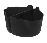 Milisten 2 Pezzi Telaio da Forno Foderato in Silicone Calco del Rivestimento Fodere Cooker Lento Inserto da Cucina Riutilizzabile Fodera a Cottura lenta Silicone Gel di silice Nero