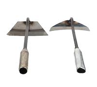 Milisten 2 Pezzi Zappe da Giardinaggio per Diserbo Scavare e Rimuovere Erbacce per e Agricoli