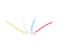 Milisten 2 Set Ammortizzatori Tennis Silicone Blu Per Racchette Tennis Smorzatori Antivibrazione Per Giocatori E Professionisti 4 * 2