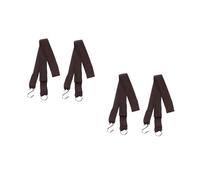 Milisten 2 Set Cinghie per Hammock Nylon con E Ganci S Strap per da per Esterno E per E Escursionismo 4 Pezzi * 2