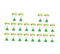 Milisten 2 Set Galleggianti da Pesca Fluorescenti Accessori per Pesca da Esterno Buoy per Mare E Surfcasting 10 Pezzi*2