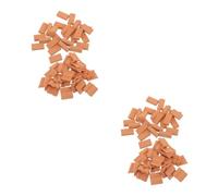 Milisten 2 Set Mattoncini Miniatura per Decorazioni Simulato per DIY Accessori per e Scene Miniatura per Creativi e Decorazioni per dei