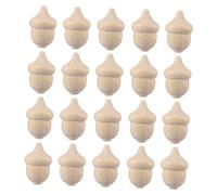 Milisten 20 Accessori Artigianali Legno Naturale Non Trattato per Decorazione e Pittura Creativa Progetti DIY per Sviluppo Creatività e