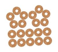 Milisten 20pezzi Impugnature Plettri Chitarra Sughero Cuscinetti Antiscivolo Impugnature Plettri Chitarra Protezione Parti Strumenti Musicali