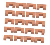 Milisten 20pezzi Mini Mattoncini Per Blocchi Di Costruzione Realistici Per Progetti Di Giardini Miniatura e Accessori Per Case Delle Bambole Promuovono Abilità Manuali e Creatività