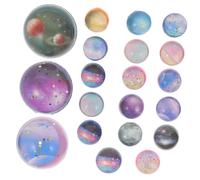 Milisten 20pezzi Palline Rimbalzanti in Tema Spaziale Per Distributori Automatici Bomboniere Per Feste Tema Giocattoli Rimbalzanti Rotondi Colorati Per Ragazzo