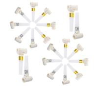 Milisten 20pezzi Soffiatori in Plastica d Oro da Strumenti Rumorosi per Feste di Compleanno per Ragazzo Ragazza e Adulti Bomboniere per Feste Articoli di Capodanno Divertenti