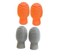 Milisten 2paia Copertura Protettiva Per Bacchette Da Allenamento Cappuccio in Silicone Elastico Adatto Qualsiasi Bacchetta Protezione Gradi