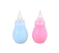 Milisten 2Pezzi Aspiratore Nasale per e Facile con Ugello Blu Rosa per Cure Nasali Del per Neonate
