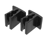 Milisten 2pezzi Clip per Microfono Lavalier Wireless Portatile Supporto per Microfono da Bavero Chiusura Strappo per Camicia Accessori da Conferenza per Podcast Riduzione del Rumbo Vent