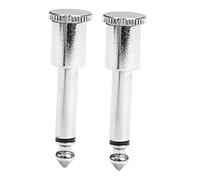 Milisten 2pezzi Connettori Pedali Chitarra Accoppiatori Patch Portatili Adattatori Jack Per Pedali Effetto Realizzati in Metallo Resistente Per Connessione Stabile e Comoda Sostituzione