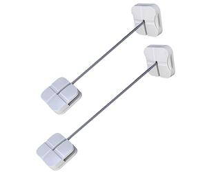 Milisten 2pezzi Serrature di Sicurezza per Armadietti Frigoriferi e Realizzate in Materiale Sicuro Bordi Lisci per Proteggere i Ragazzo Ragazza Ragazza e Impedire le Porte Si Aprano Fac