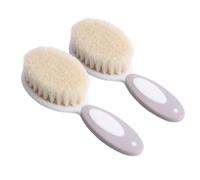 Milisten 2pezzi Spazzola per Lana per Ragazzo Ragazza Ragazza Spazzola per Shampoo Design Pettine Materiale di Buona Qualità Facile da Usare