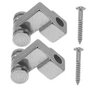 Milisten 2sets Supporto in Metallo per Corde di Chitarra Albero per Corde Rullo per Chitarra Elettrica Impedisce alla Corda di Sfilacciarsi Duraturo e Pratico