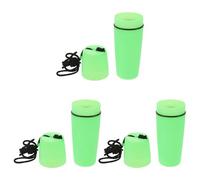 Milisten 3 Pezzi Barattolo Portaoggetti da Spiaggia Impermeabile Porta Soldi Secchio da Spiaggia Barattolo Porta Sabbia Contenitore Galleggiante per Acqua Contenitore Asciutto Impermeabile