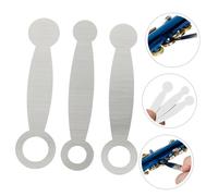 Milisten 3 pezzi Kit Strumenti Riparazione Flauto in Acciaio Inossidabile Pad Pressori per Riparazione Tappetini Strumento Fiato Strumenti Piccoli per Manutenzione Fiato