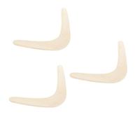 Milisten 3 Pezzi Legno per Boomerang V per Attività All Sviluppa Coordinazione e Relazioni Facile e per e Attività