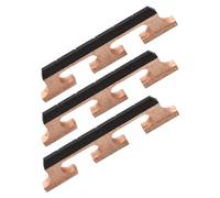 Milisten 3 pezzi Ponte in Legno per Banjo Corde con Tre Gambe Compatibile con Banjo Chitarra e Ukulele Accessorio Strumentale Resistente per Miglior Trasmissione del Suono