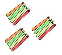 Milisten 3 Set Bracciali LED Luminosi per Corsa Notturna Bracciali Avvisatori per Jogging Camminate E Escursioni Giallo Alta visibilità E Comfort per 4 * 3