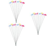 Milisten 3 set Decorazioni Per Biglietti Da Giardino Ornamenti Da Prato Picchetti Da Giardinaggio Picchetti Da Giardino Fiori Piccoli Fiori Articoli Per Il Giardino 10 pezzi * 3