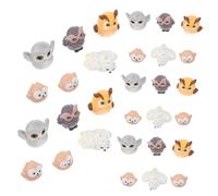 Milisten 30 Miniature Resin Owl Statues Small Animal Figures For Fairy Garden Terrarium Succulent Pot Decor Cute Crafting Ornaments