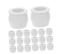 Milisten 30 Pezzi Miniature Bonsai Vasi Decorativi in Vasi Simulati Piccoli per Paesaggi in Miniatura Decorazioni Fatate per Terrazzi e Case delle Bambole