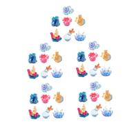 Milisten 35pezzi Miniature Reef Aquarium Decorations Ocean-Inspired Resin Figurines with Submarine for Fish Tank Accessories for Creating Lifelike Underwater Landscape
