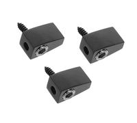 Milisten 3pezzi Dadi di Bloccaggio delle Corde per Chitarra senza Paletta in Ottone Fermacorda per Chitarra Elettrica e Basso Parte di Ricambio per Selletta del Ponte per Strumenti Corda