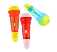 Milisten 3pezzi Microfono Giocattolo Di Plastica Per Ragazzo Microfono Ragazzo Per Cantare e Recitare Per Feste e Spettacoli Di Regalo Per