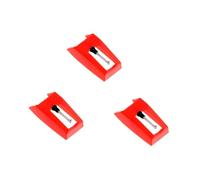 Milisten 3pezzi Puntine Per Fonografo Ricambio Per Giradischi Stilofoni Punta Conica in Plastica e Alluminio Facile Installazione Senza Attrezzi Come Sostituzione o Backup