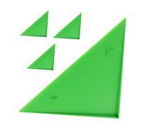 Milisten 4 Pezzi accessori per calcio balilla protezione dell'angolo del biliardino parti angolari del biliardino guardie d'angolo guardia del calciobalilla cuscino per bordi plastica Green