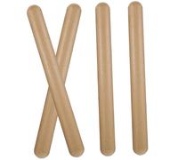 Milisten 4 pezzi Bastoncini Ritmici in Legno per Strumento Percussione Sicuro Educativo per Ragazzi e Ragazze Claves African Wood per Sviluppo Ritmo Musicale e Apprendimento in Classe