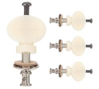 Milisten 4 pezzi Pz Ukulele Pegs di Sintonia per Principianti Accessori Ukulele Manopola Rotonda Piccola Facile da Installare e Duraturi Strumento Musicale per Migliorare la Qualità del