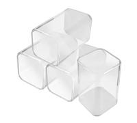 Milisten 4 Pezzi Scatole Trasparenti per Figurine Organizer Impilabile Antipolvere per Mini Action Figures Espositore Moderno per Collezionismo