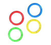 Milisten 4 Rattling per Rattle Colorati per Attività Sportive e Danza per Sviluppare La Coordinazione e Controllo Motorio Dei