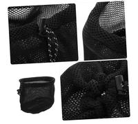 Milisten 4 Sacchetti in Rete Traspirante con Rotondo Sacchetti Leggeri e Pieghevoli con Coulisse Organizer per Bottiglie Dacqua e Attrezzatura Escursionismo Outdoor