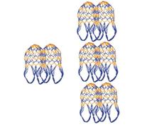 Milisten 4 Set Palloni Sportivi Rete Mesh Portatile Per Pallacanestro Calcio E Pallavolo Design E Resistente Per Allenamenti E Trasporti Sportivi 2 Pezzi*4