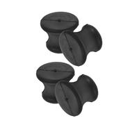 Milisten 4pezzi Base in Gomma per Diapason Supporto da Antiscivolo e Portatile per Strumenti Musicali Terapia del Suono e Yoga