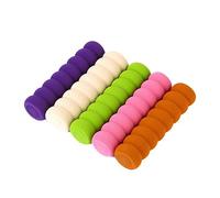 Milisten 4pezzi Copri Maniglia Porta Di Sicurezza in Eva Copri Pomello Porta Per Ragazzo Ragazza Copriserratura Verde Rosa Marrone Beige