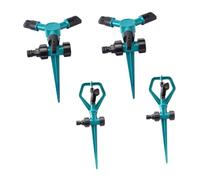 Milisten 4pezzi Irrigatori Rotanti Automatici Per Giardino e Prato Ugelli Regolabili Per Risparmio Acqua e Spruzzo Precisamente Direzionato Adatti Per Coltivazione Cortile e Manutenzione Pi