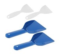 Milisten 4Pezzi per Ghiaccio e Raschietto per Frigorifero Utensile Multifunzionale per Rimozione Ghiaccio e Pulizia per Auto e Resistente