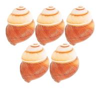 Milisten 5 Pezzi Conchiglie Di Lumaca Naturali Per Lumache Conchiglie Giganti Vuole Di Lumache Grandi Conchiglie Di Eremita Per La Cottura Domestica Conchiglie Di Lumache Stile