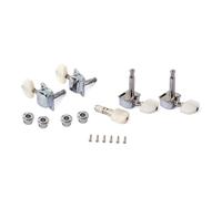 Milisten 5 pezzi Meccaniche Semi-chiuse per Banjo con Corpo in Metallo Resistente e Boccole Chiavi di Accordatura per Chitarra Banjo Include Teste Sinistre Teste Destre e Non Peg